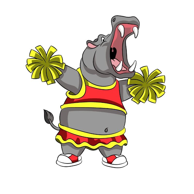 CHEERLEADER HIPPO