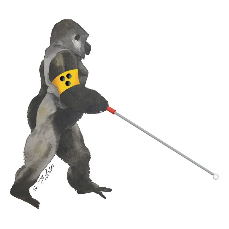 blind gorilla