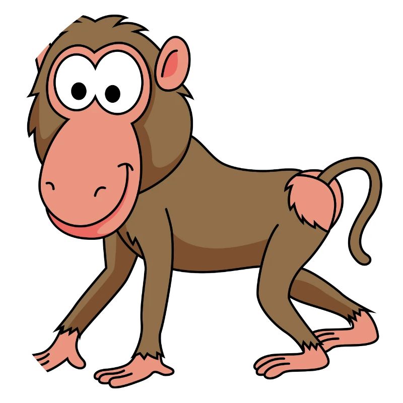 Bande dessinée singe singe