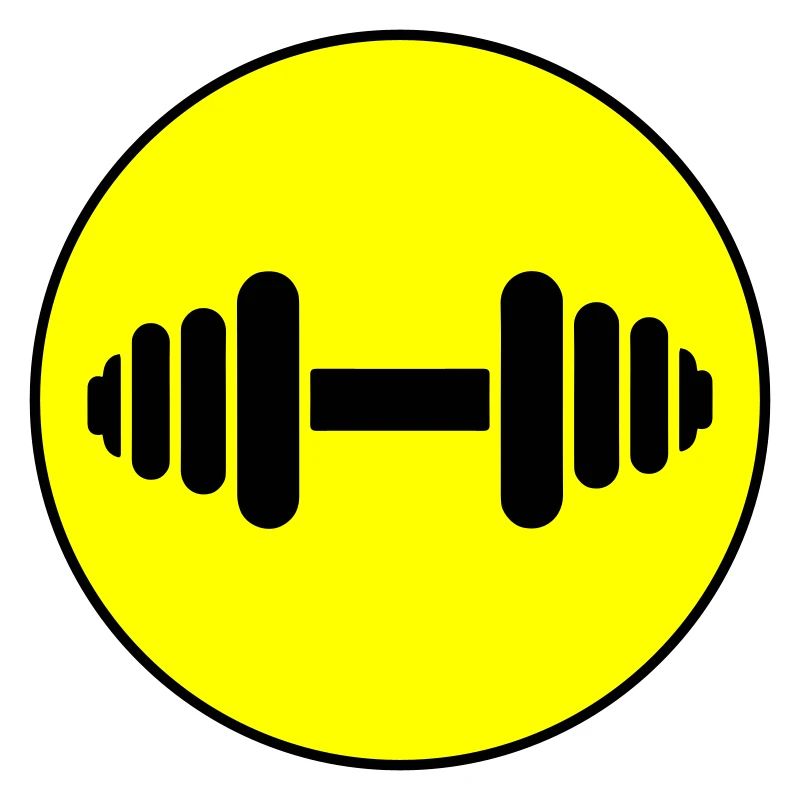 Dumbbell weights icon