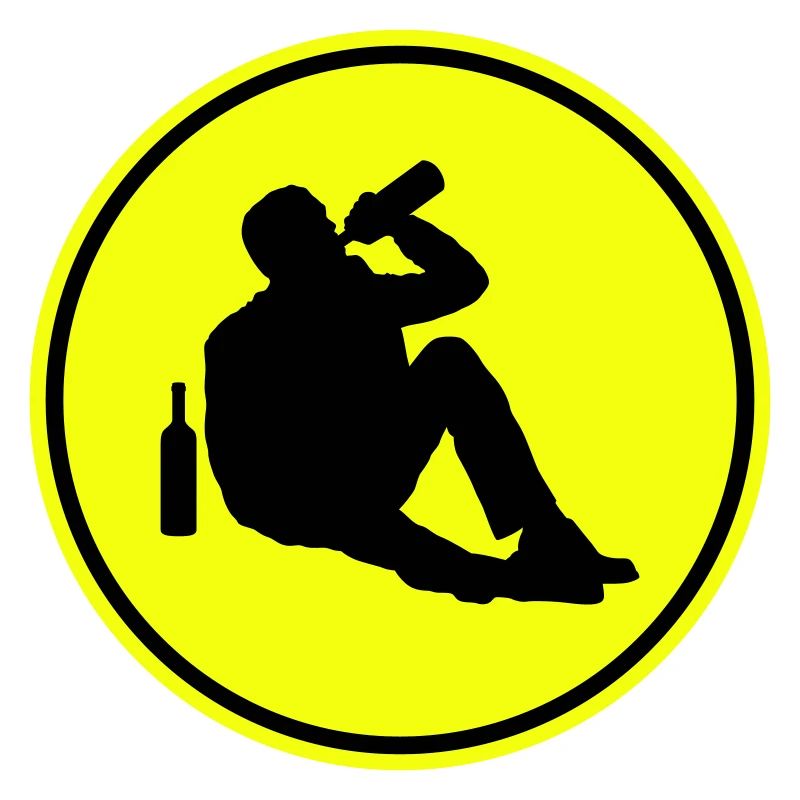 Drinking alcohol man