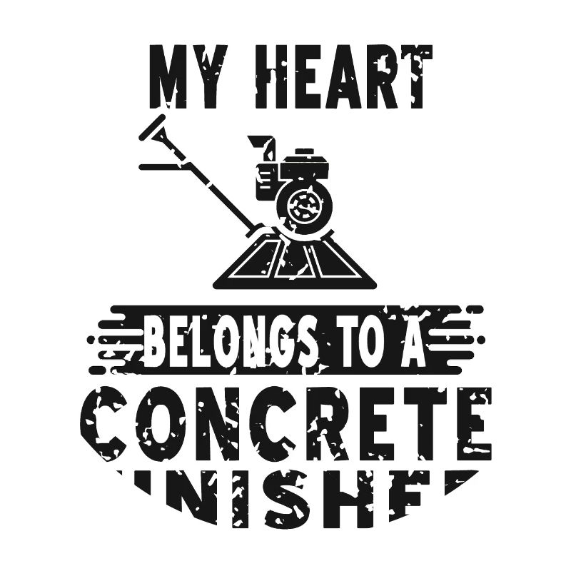 Concrete construction design for construction workers and construction site