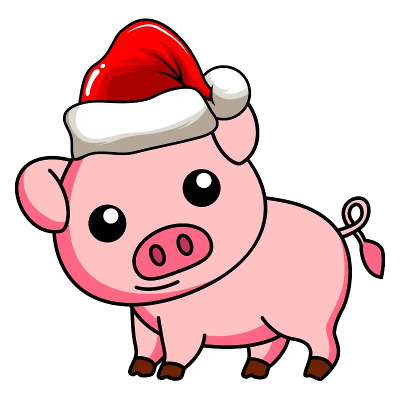 Pig Comic Christmas