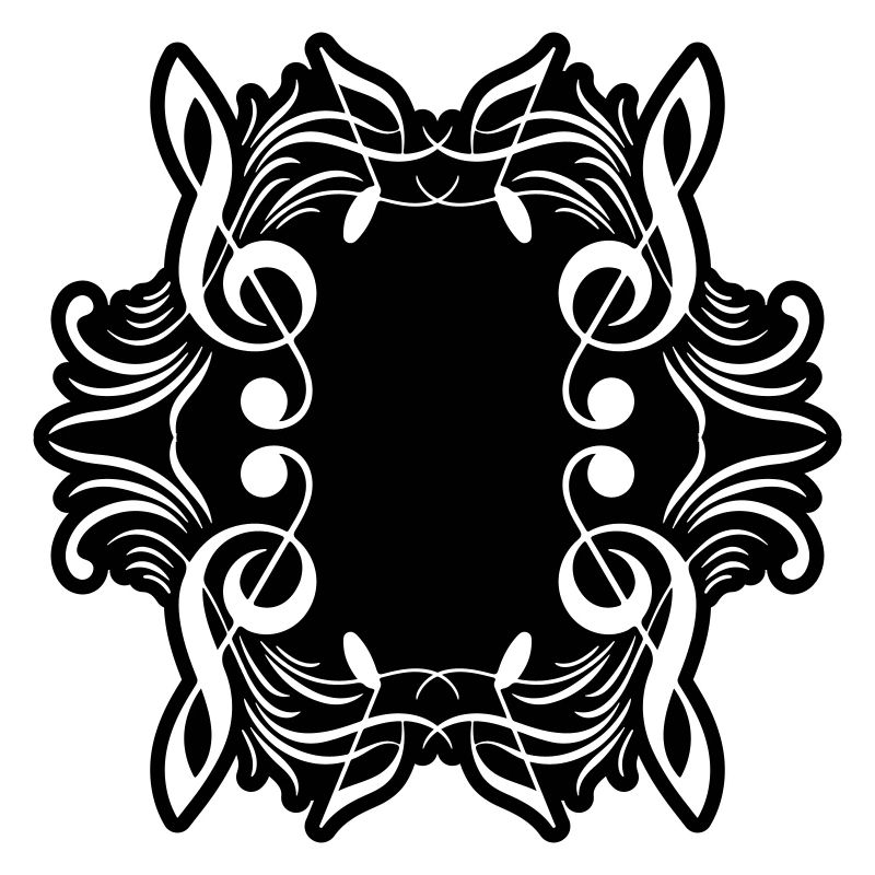 Music notes symbol music