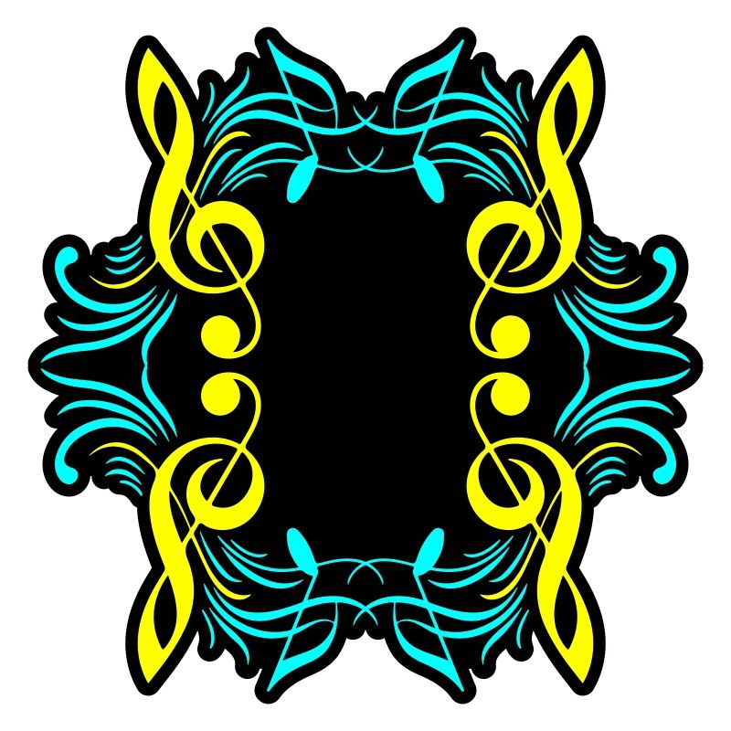Clé de symbole de notes de musique