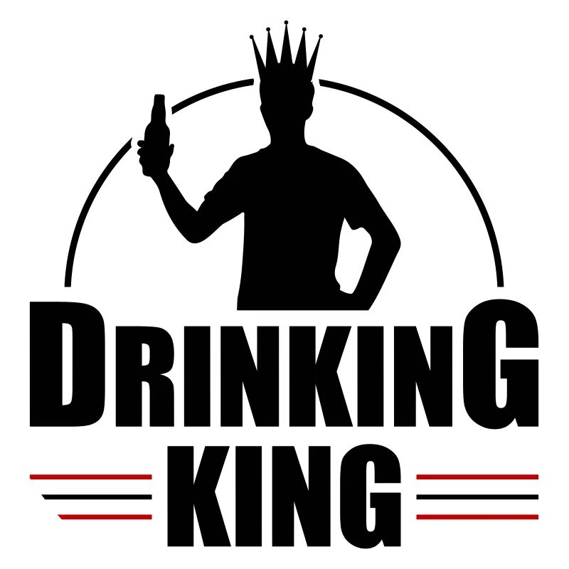 Drinker King Beer Drinking