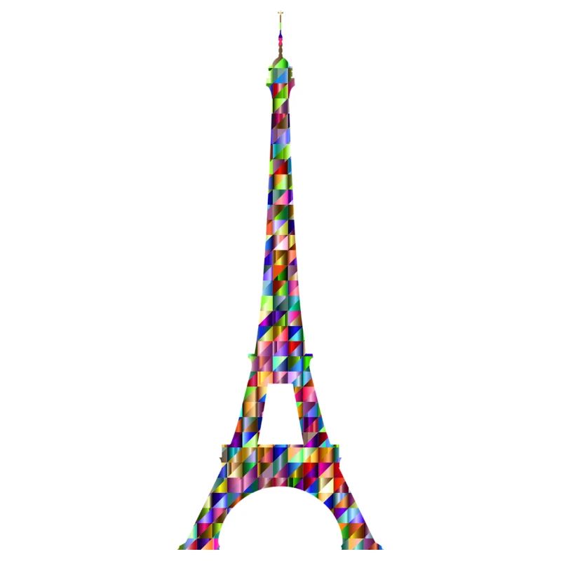 Eiffelturm Regenbogen