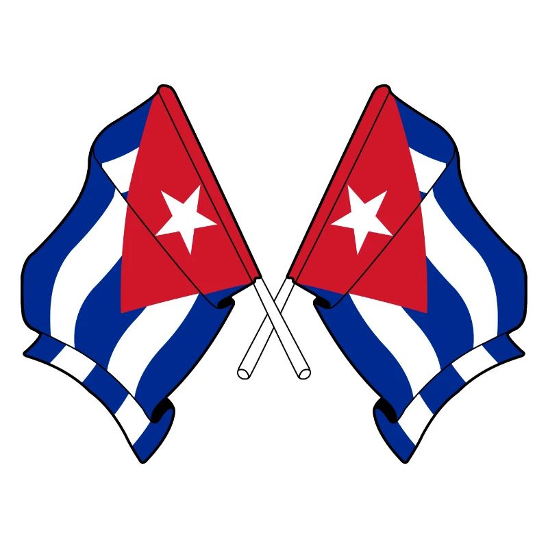Deux drapeaux de Cuba
