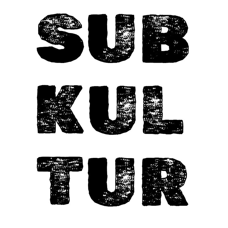 SUBKULTUR Logo – Minimal Techno Identity