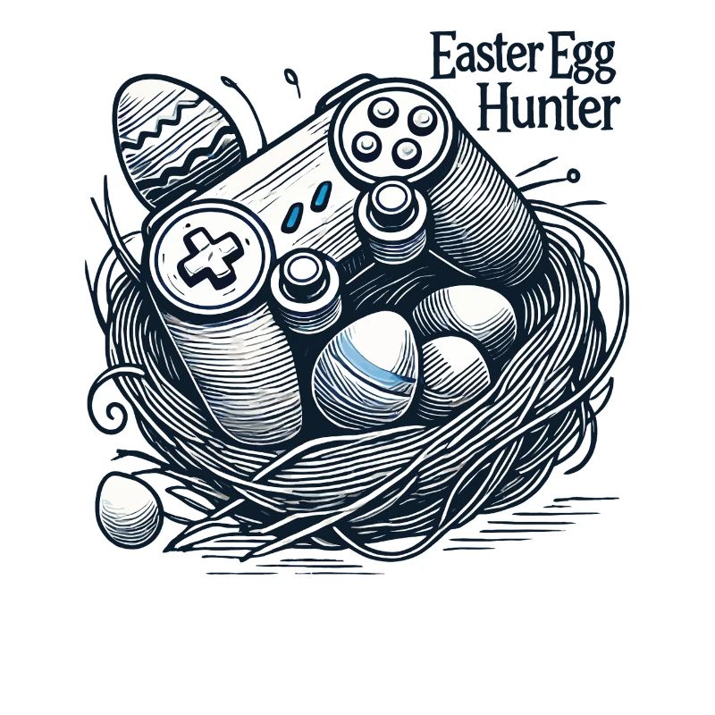 Conception de la manette de jeu Easter Egg Hunter
