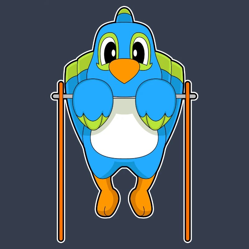 Parrot Bodybuilder Pull-ups