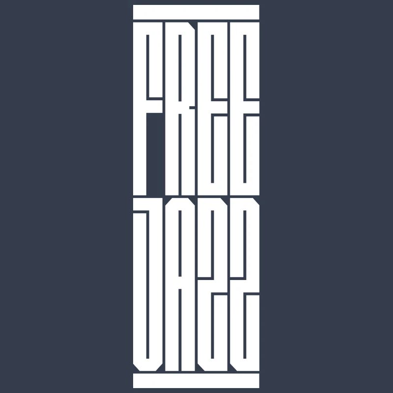 Conception typographique de jazz libre. Cadeau idéal pour le moderne