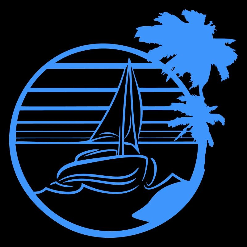 Ship Sun Stripe Sailor Captain Water Boat