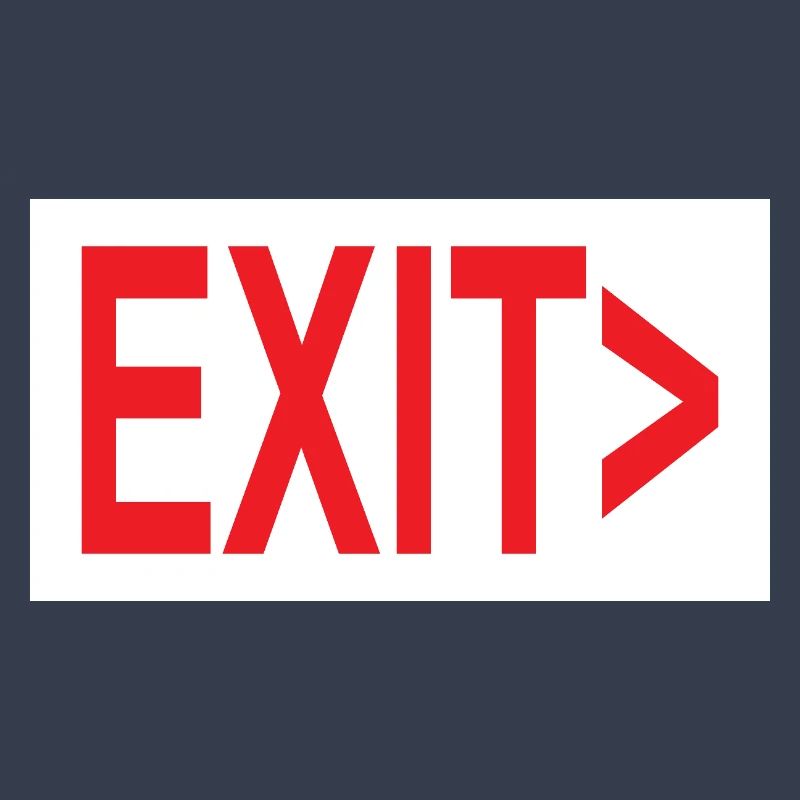 Exit / Exit / Emergency Exit