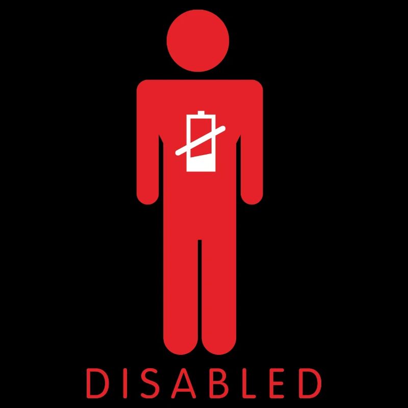 Disabled Battery Male