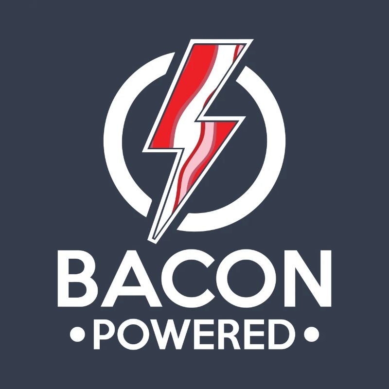 Bacon Powered - lightning taste morning
