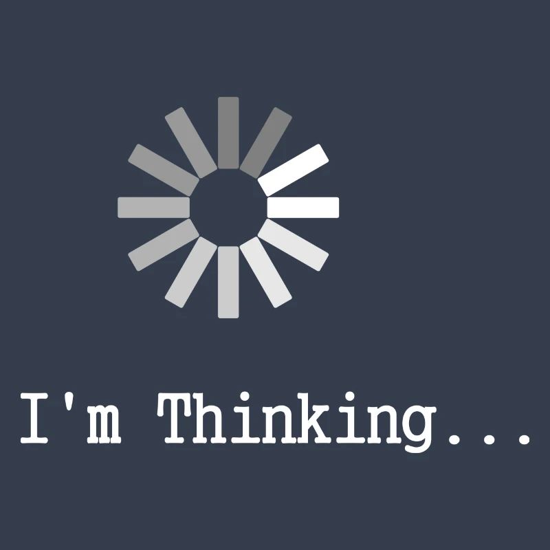 Thinking Spinner Monochrome Tee