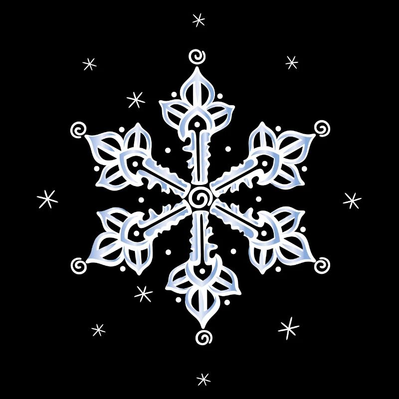 Schneeflocke Eiskristall