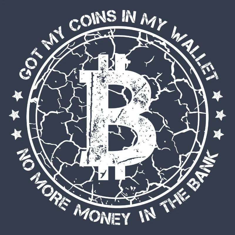 Bitcoin BTC Crypto Crypto drôle de dicton cool