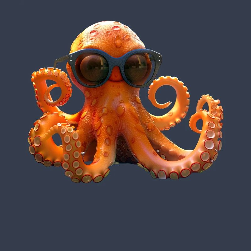 Octopus Small Octopus Cuttlefish Cute Octopus