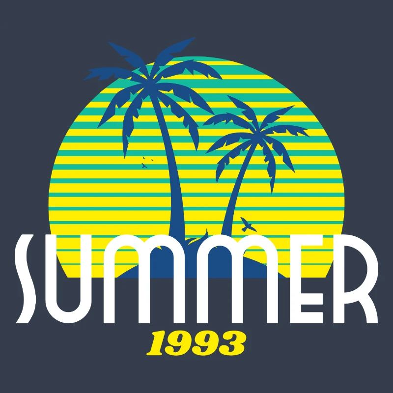 Tropical Palm Tree & Sunset Design