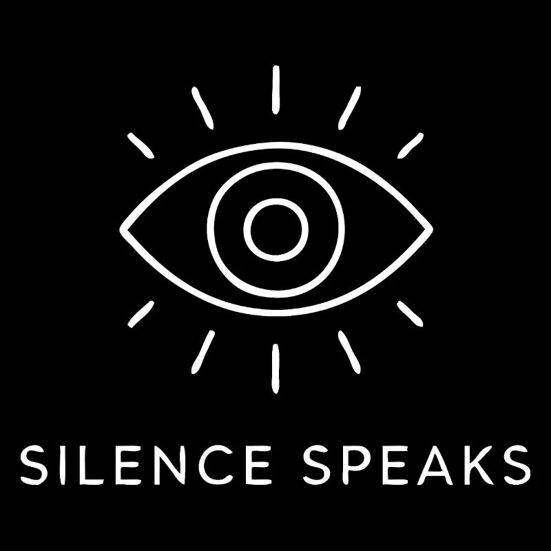 Le silence parle à l’œil : dessin au trait