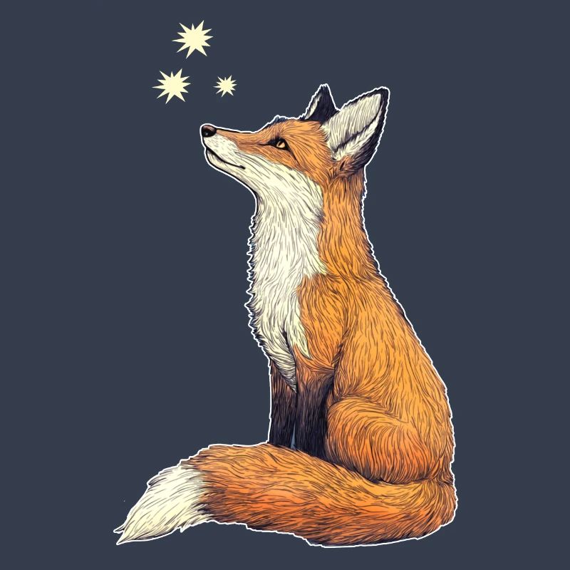 Fuchs mit Sternen
