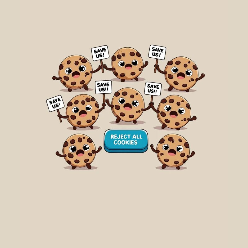 Cookie Rebellion - Conception amusante de protestation de biscuits
