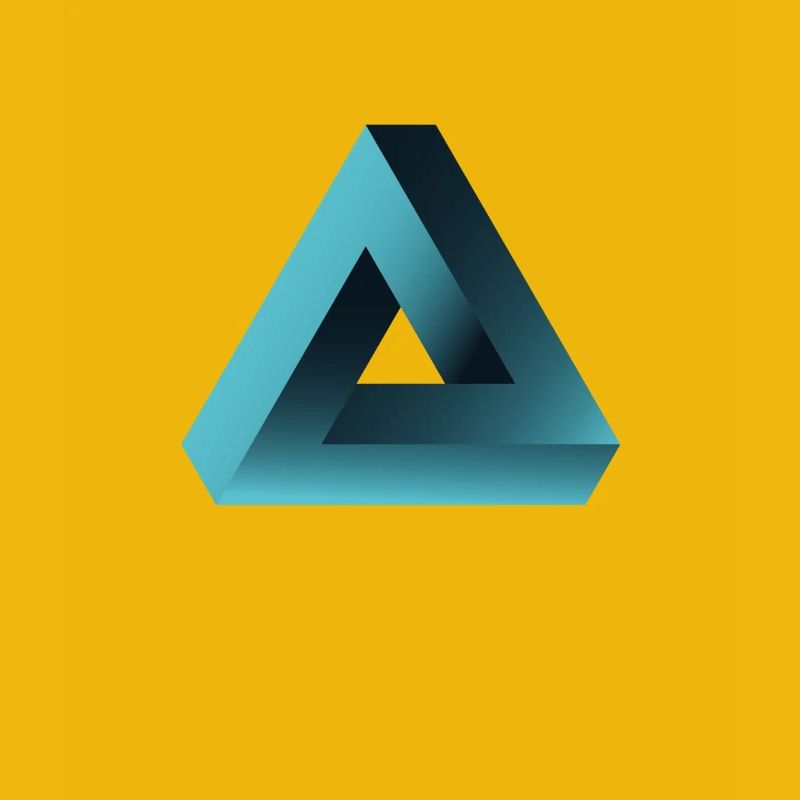 illusion optical illusion triangle nerd geek tri