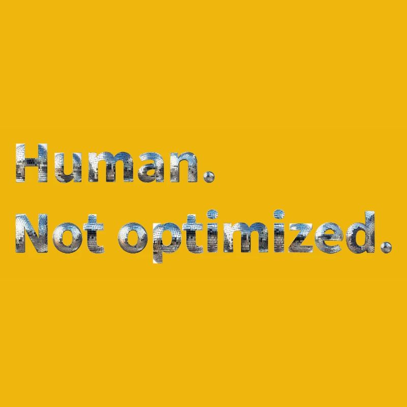 Human. Not optimized.