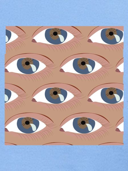 Die Augen aufgereiht