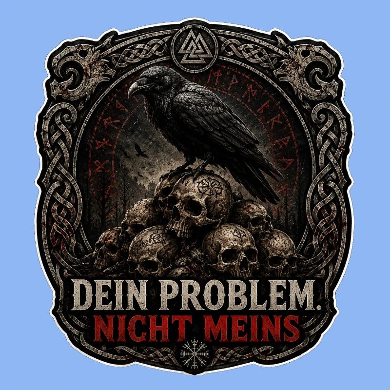 Dein Problem Nicht Meins Gothic Patch