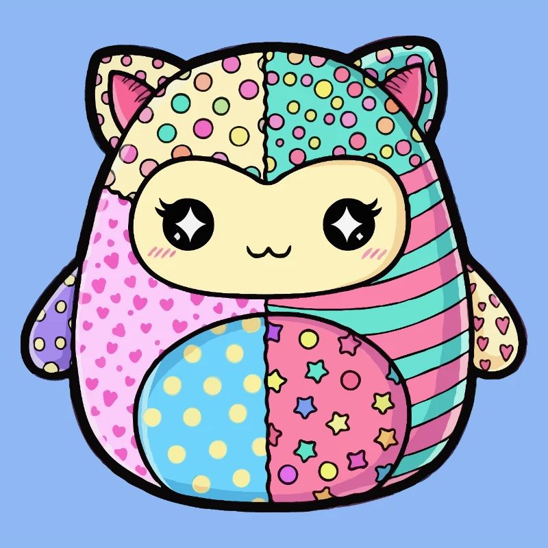 Patchwork Kitten Pastellfarben