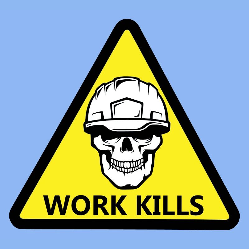Danger Work, Kill sign with a helmeted skull