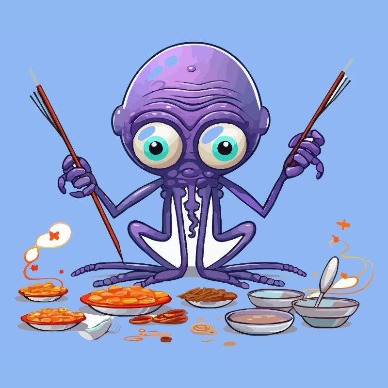 The Algae Octopus Chef