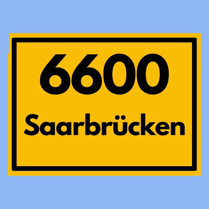 OLD POSTCODE POSTCODE RETRO 6600 SAARBRÜCKEN SAAR