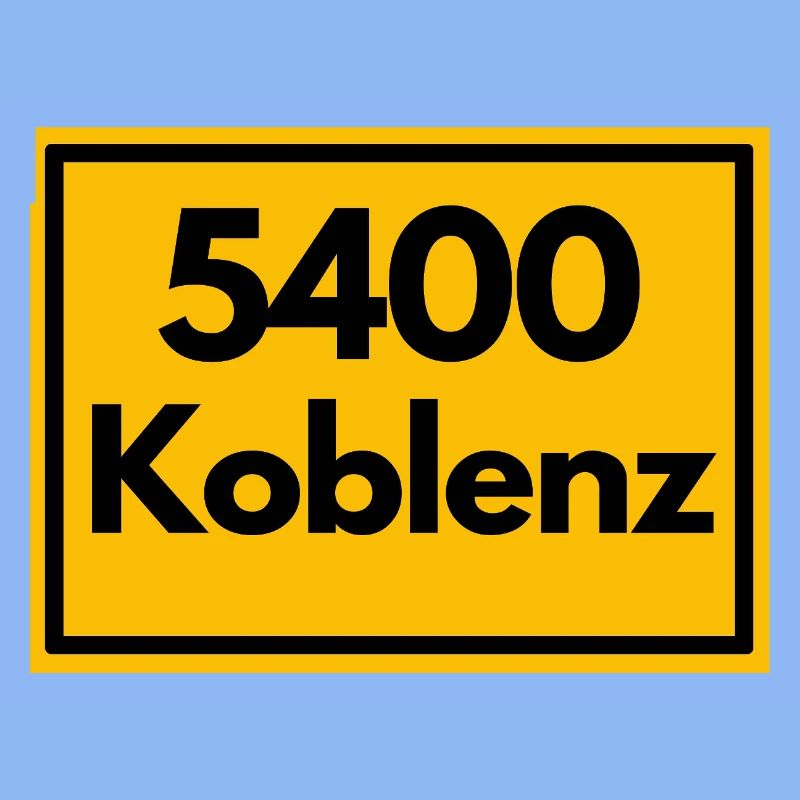 OLD POSTCODE POSTCODE RETRO 5400 KOBLENZ GERMAN