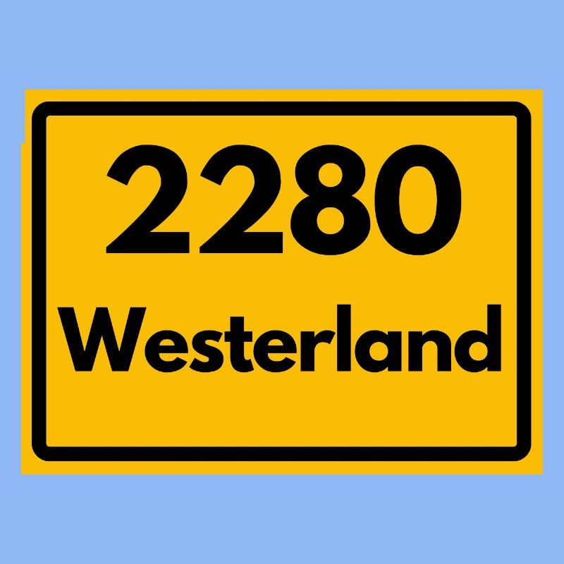 ANCIEN CODE POSTAL RETRO 2280 WESTERLAND – SYLT