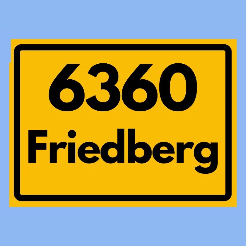 ANCIEN CODE POSTAL RÉTRO 6360 FRIEDBERG HEIMAT