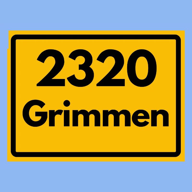 OLD POSTCODE POSTCODE RETRO 2320 GRIMMEN HEIMAT
