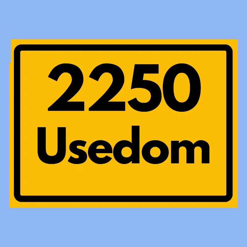 OLD POSTCODE POSTCODE RETRO 2250 USEDOM HEIMAT