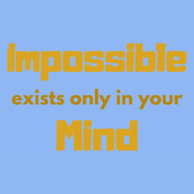 Impossible Mindset Typography