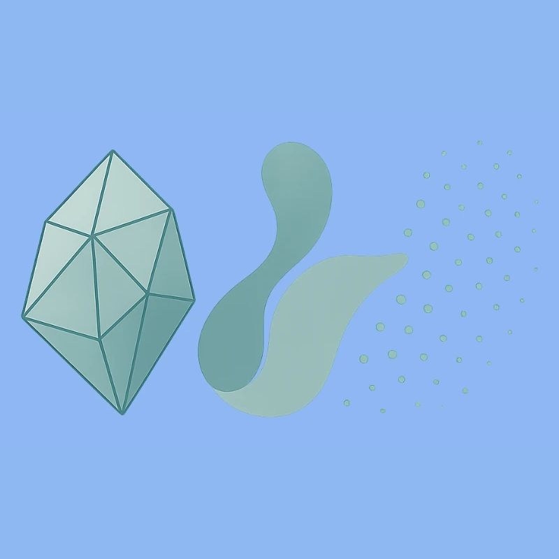 Solid, Liquid, Gaseous - Physics Design 3 Phases