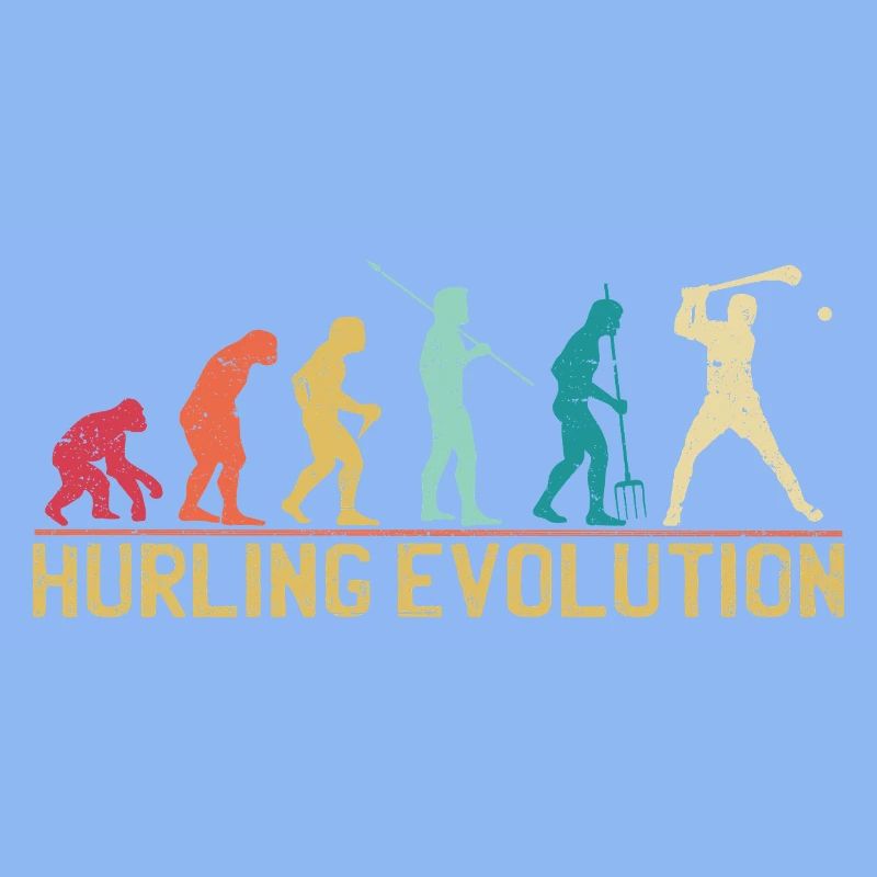 Hurling Evolution Silhouette Design