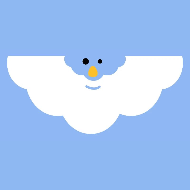 Cuddly Cloud Face