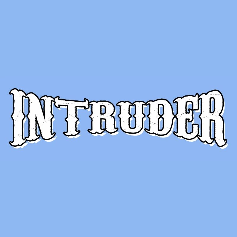 intruder hacker eindringling clan sticker computer