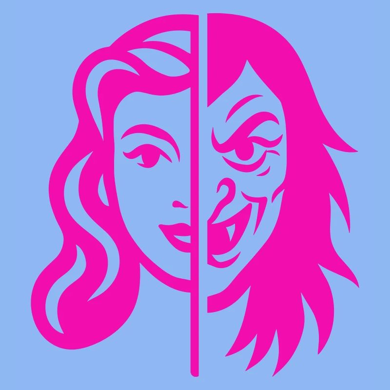 Split Face Contrast