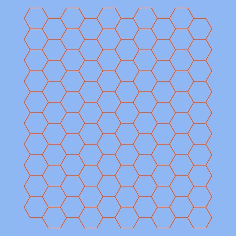Futuristic Hexagon Pattern Design