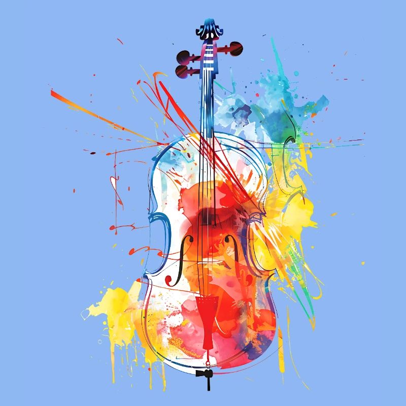 Farbenfrohe Violinenkunst