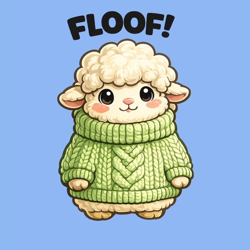 Kuscheliges Schäfchen Pullover Design